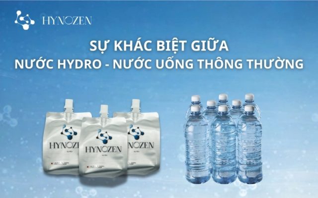 Nước uống và nước hydro có gì khác nhau?