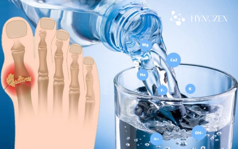 Tác dụng của nước Hydro với acid uric và bệnh gout